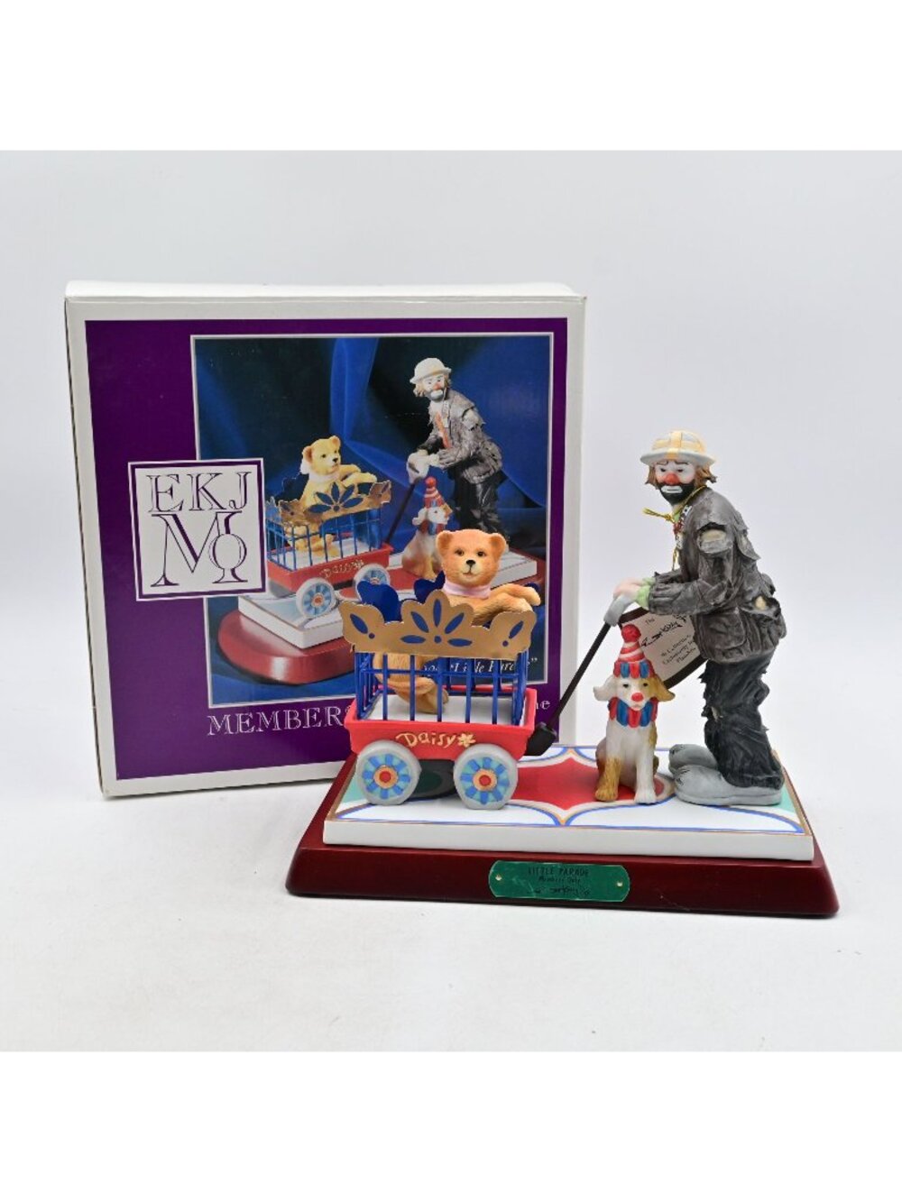 Emmett Kelly Jr. The Little Parade Members Only Authentication W/ COA
